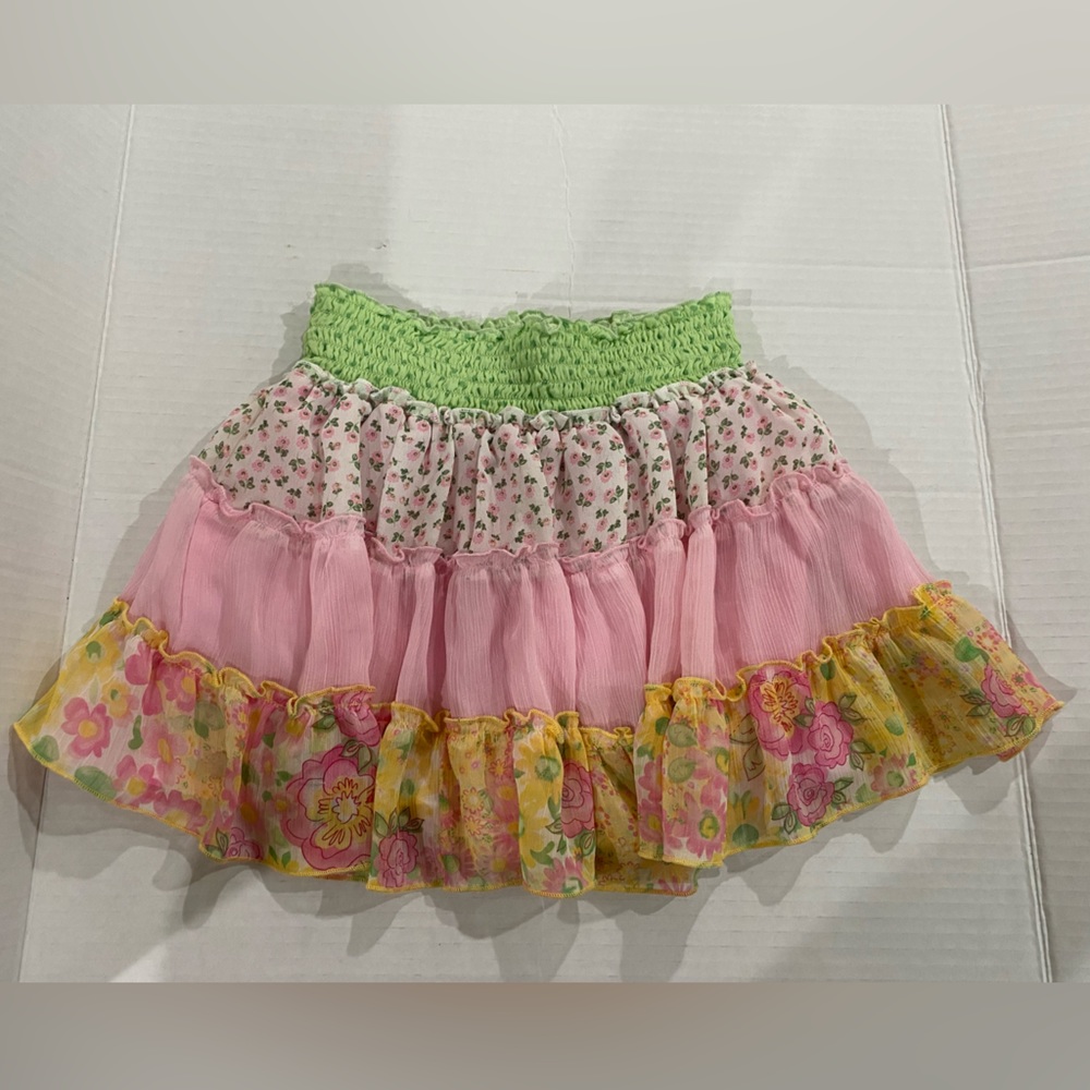 The children’s place vintage toddler girl ruffle skirt size 3t